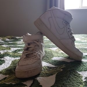 NIKE MENS White Air Force One's 10.5